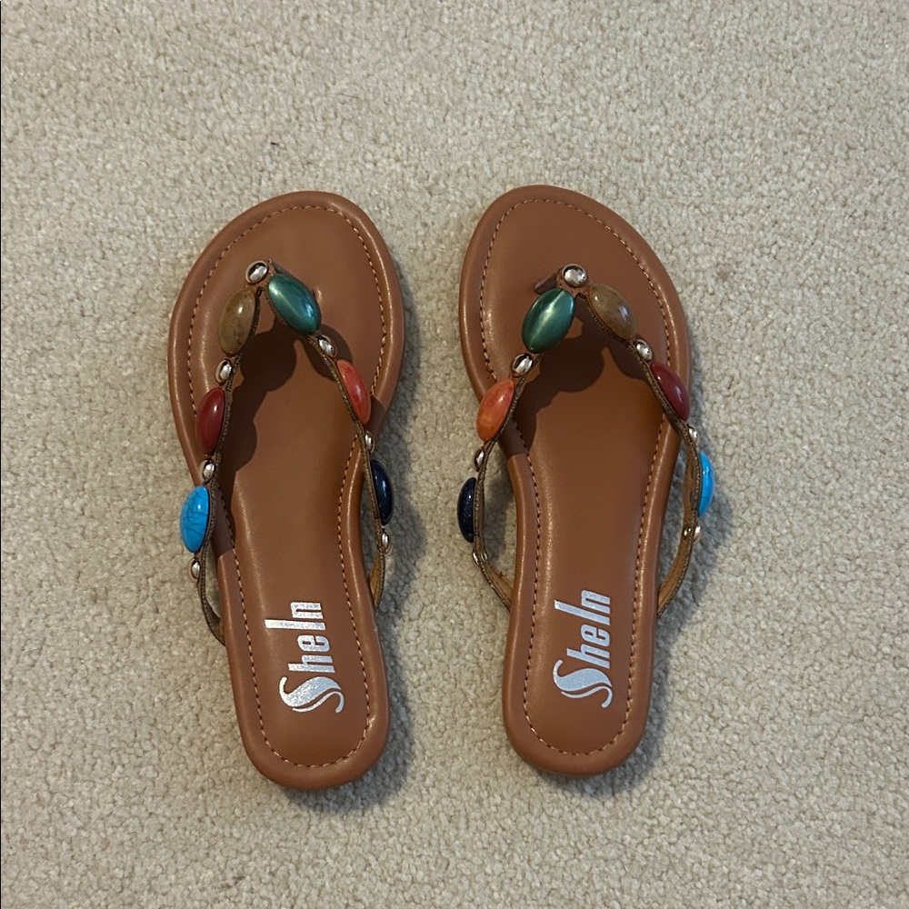 Brand new shein flip flops